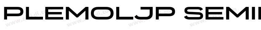 PlemolJP SemiBold字体转换 PlemolJP SemiBold字体转换